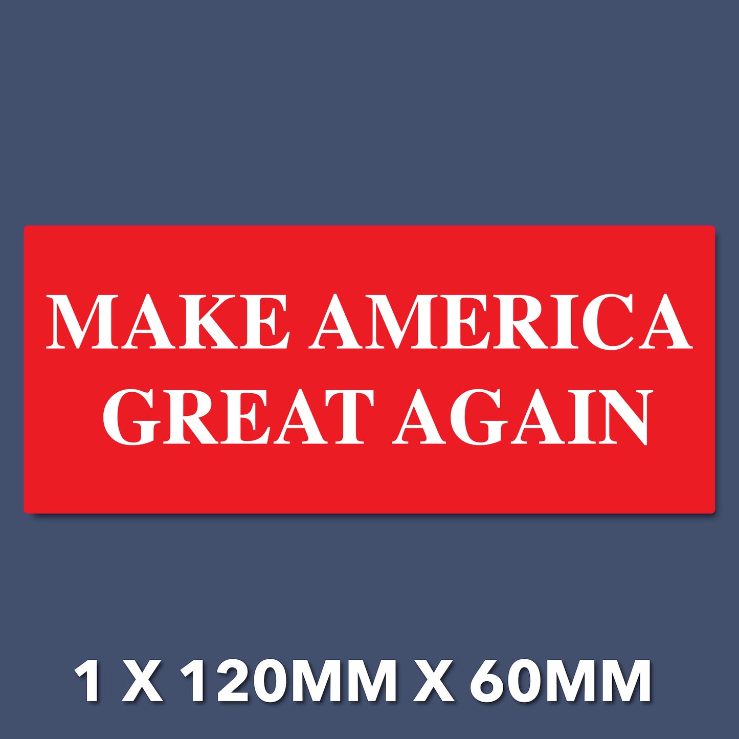 Donald Trump Make America Great Again MAGA USA US 1 x Sticker 120mm x 60mm S34